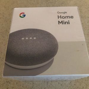 Google Home Mini, 1st Generation, Chalk, New, Unopened